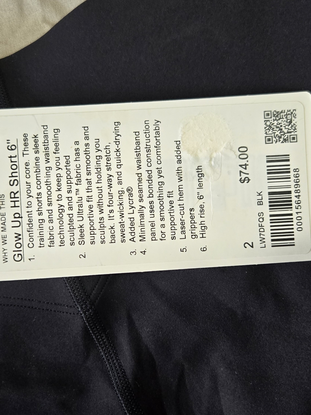 lululemon athletica Black High-Rise Bike Shorts - Picture 5 of 6